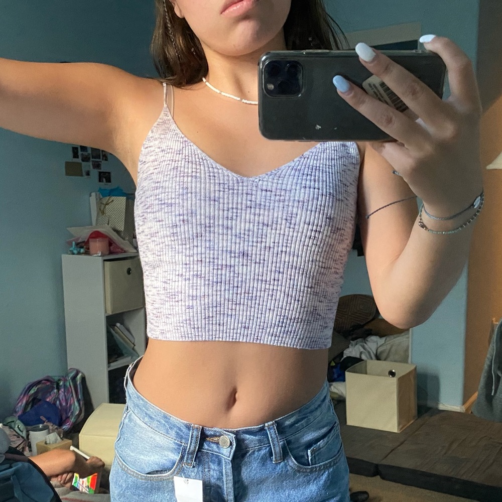 A sun purple tank top